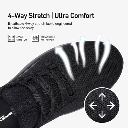 ALEADER Energycloud Slip On Shoes Women Tennis Walking Shoes Fashion Sneakers for Running Workout Sport Hands Free Lightweight Casual All Black Size 6 US