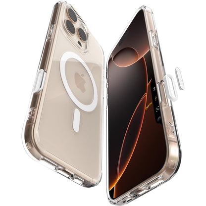 Spigen for iPhone 16 Pro Max Case, Ultra Hybrid T MagFit [Camera Control Button Coverage] [Anti-Yellowing] [Compatible with Magsafe] - White