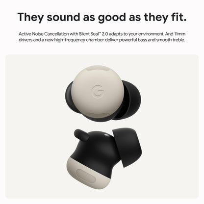 Google Pixel Buds Pro 2 - Wireless Earbuds with Active Noise Cancellation – Bluetooth Headphones - Hazel