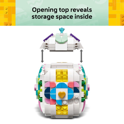 LEGO Decorative Easter Egg Building Toy for Girls & Boys - Springtime Craft Activity for Kids, Ages 8+ - Basket Stuffer or Gift Idea for Easter - 40816