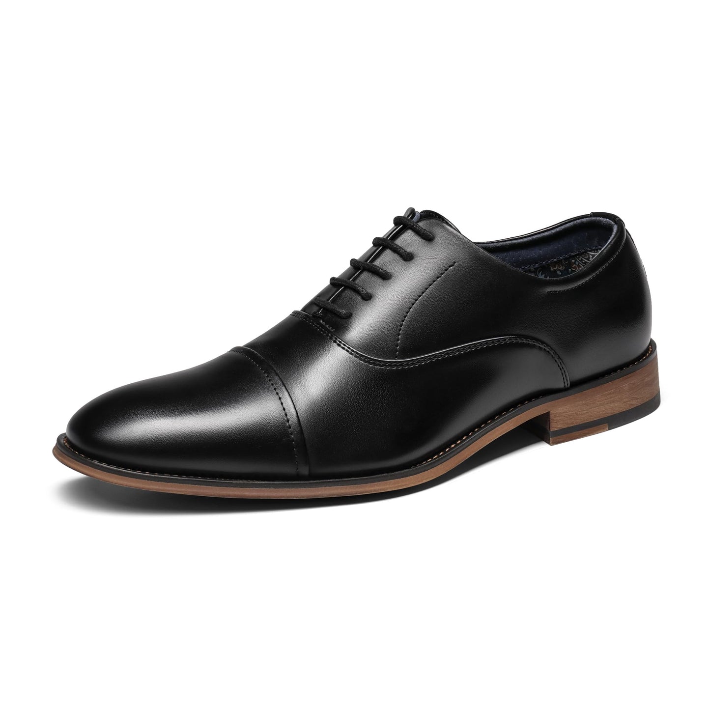 Bruno Marc Men's Lace Up Soft Cap-Toe Formal Dress Shoes,Size 11,Black,Louis_2