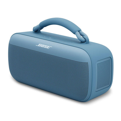 Bose SoundLink Max Bluetooth Speaker - Portable Wireless Party Speaker, IP67 Waterproof, Rope Handle, Up to 20 Hours of Playtime, USB-C, Built-in 3.5mm AUX Input, Blue Dusk