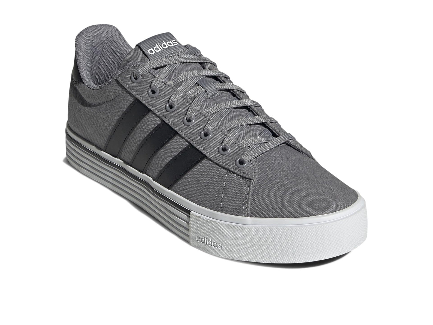 adidas Men's Daily 4.0 Sneaker, Grey/Black/White, 10