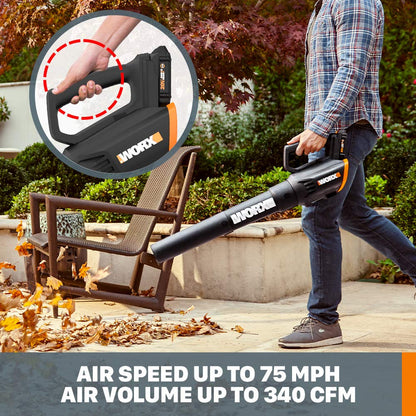 WORX 20V GT Revolution 12" Cordless String Trimmer & Turbine Leaf Blower Power Share Combo Kit - WG930.2 (Batteries & Charger Included)