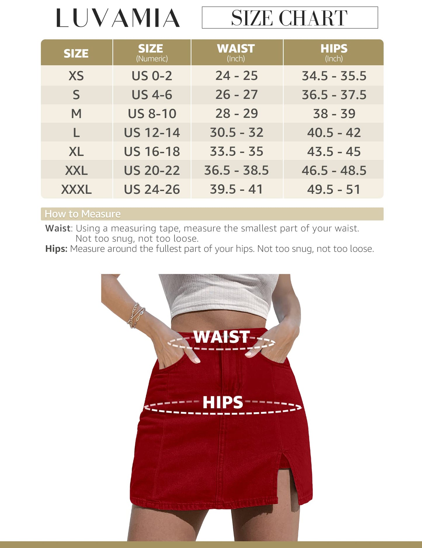 luvamia Skorts Skirts for Women Denim Mini Skirt Side Slit with High Wasited Jean Shorts Stretchy Going Out Skirts for Women Red Jean Shorts for Women True Red Size Medium Size 8 Size 10