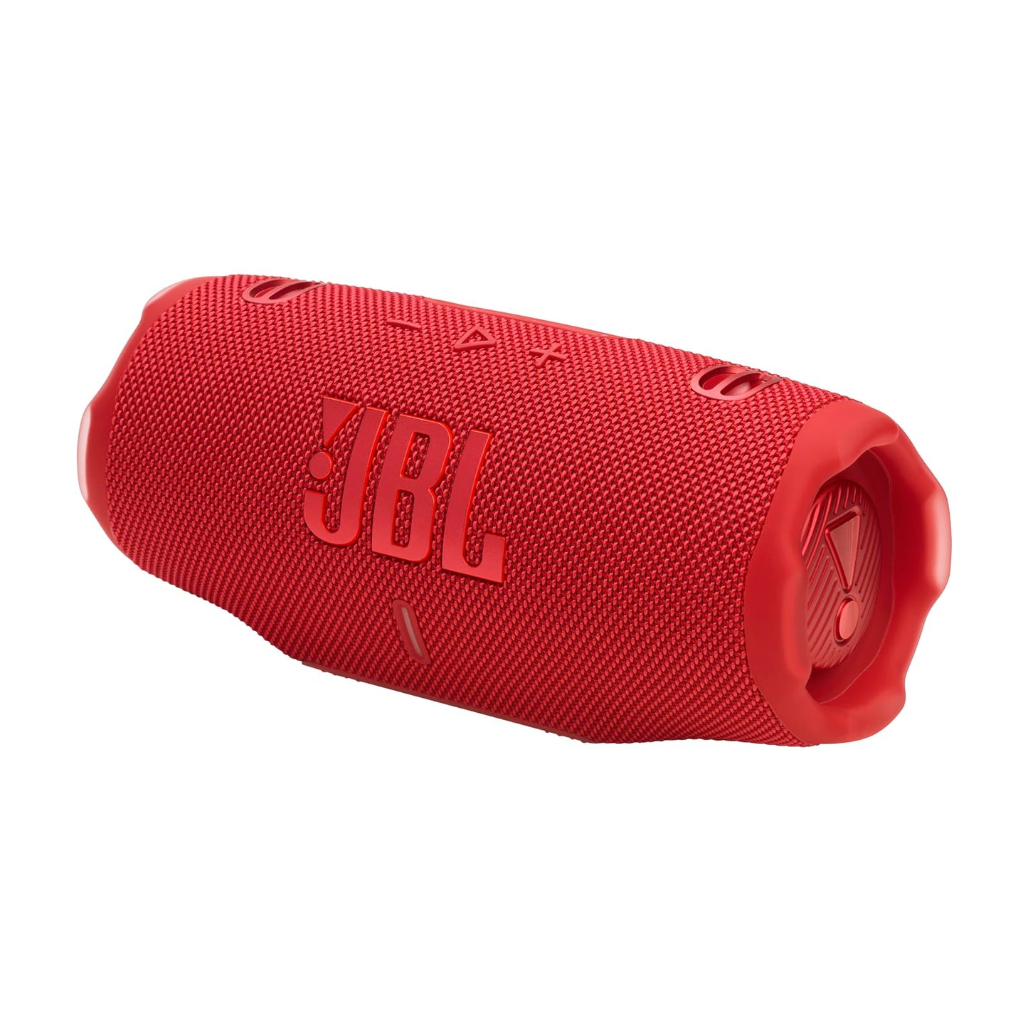 JBL Charge 6 - Portable Waterproof & Drop-Proof Bluetooth Speaker, Bold Pro Sound with AI Sound Boost, 28Hrs of Playtime, Built-in powerbank & Comes with a Sturdy/Removable Carrying Strap (Red)