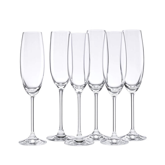 Lenox Tuscany Classics Set, Champagne Flutes, Buy 4, Get 6, 6 Count (Pack of 1), Clear,8 ounces.