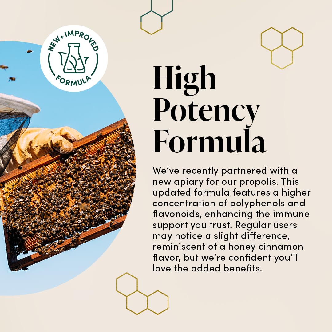 Beekeeper's Naturals Propolis Throat Spray, Natural Immune Support & Sore Throat Relief - Antioxidants, Keto, Paleo, Gluten-Free, 1.0 oz (Pack of 2)