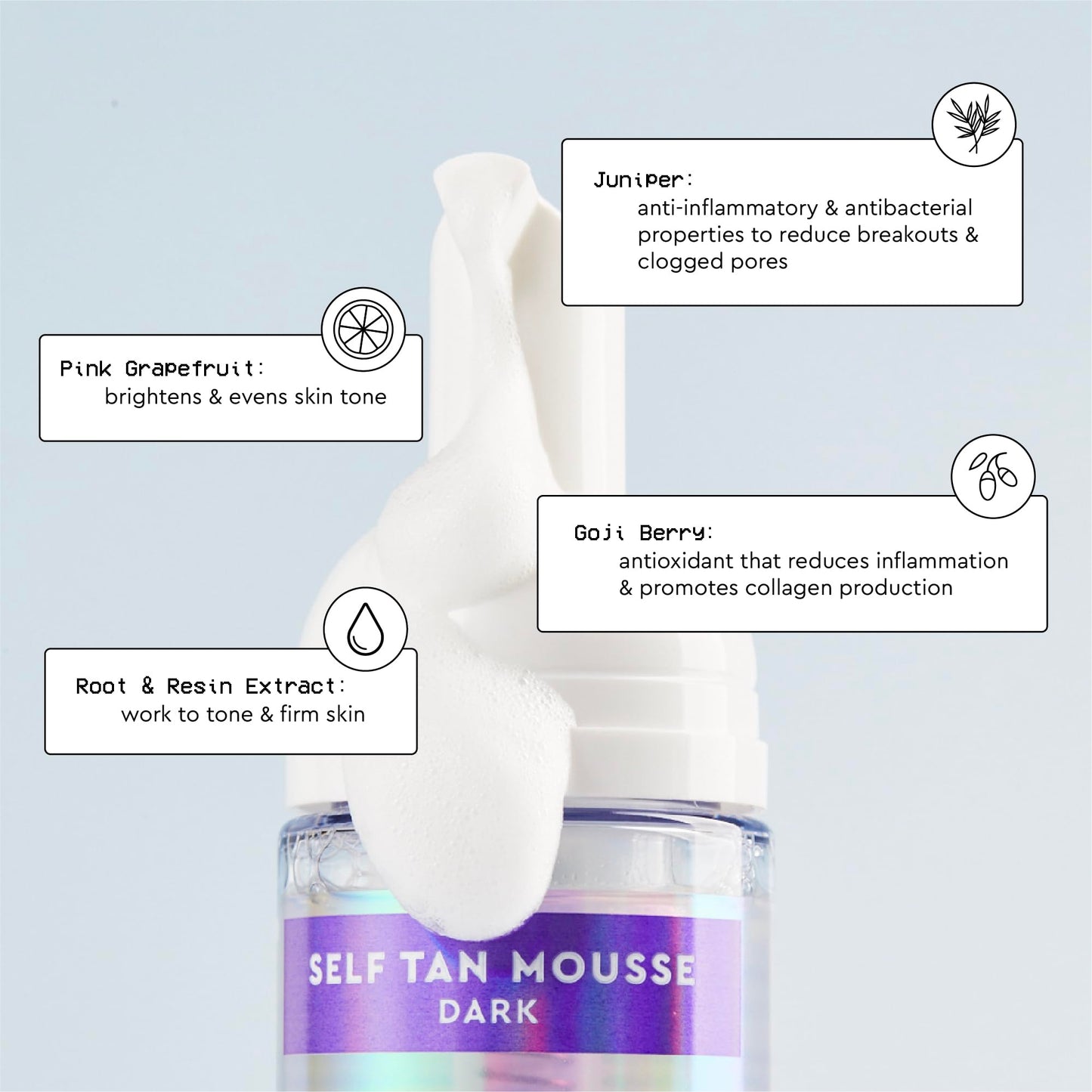 Tanologist Express Medium Self Tan Mousse, 6.76 fl.oz/ 200 ml Bottle