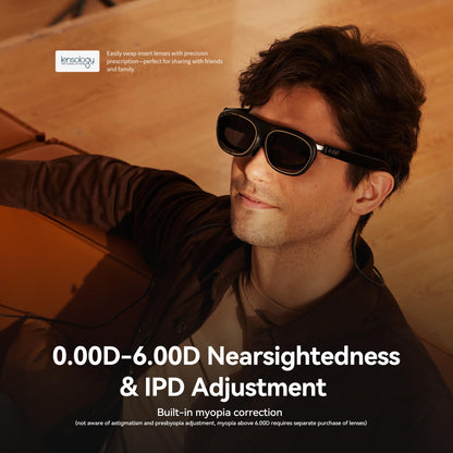Rokid AR Spatial Glasses silver, AR Glasses Max2 silver with Station2, 360" Micro-OLED Three-Screen Display,120Hz OLED, 600 Nits, Multi-Tasking for Work & Gamingrt Console, Android, Windows Compatible