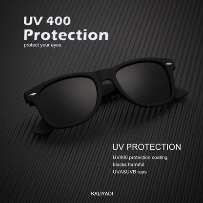 KALIYADI Polarized Sunglasses for Men and Women Matte Finish Sun glasses Color Mirror Lens UV Blocking (3 Pack)