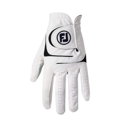 FootJoy Men's WeatherSof 2-Pack Golf Glove White Cadet Medium, Worn on Left Hand