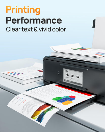 64XL Ink Cartridges Remanufactured for HP 64XL Ink Cartridge Combo Pack Replacement for HP 64 Ink to use with HP Envy Photo 7855 7858 7155 7120 7158 7164 6255 Tango X Printers (1 Black, 1 Tri-Color)