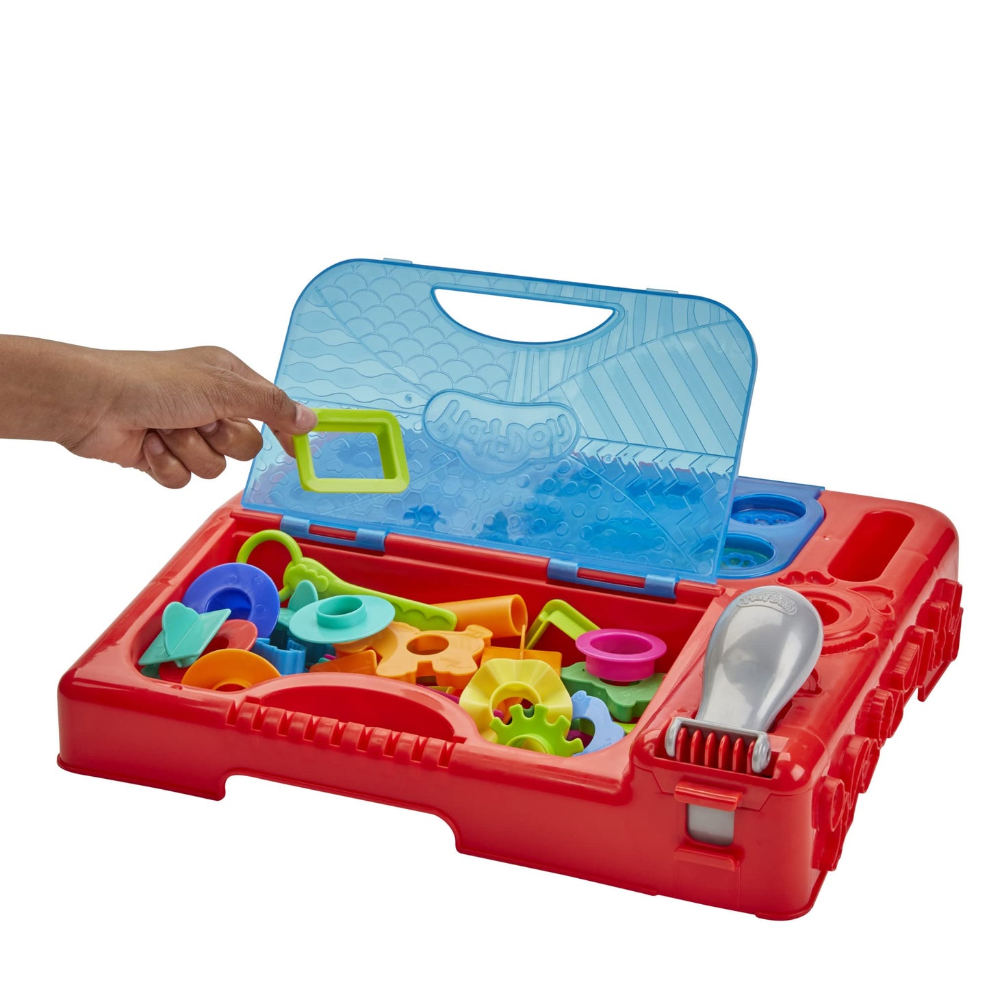 Play-Doh Grab 'n Go Activity Center, with Over 30 Tools and 10 Cans, Kids Arts and Crafts, Preschool Toys for 3 Year Old Girls and Boys and Up, Non-Toxic (Amazon Exclusive)