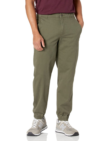 Amazon Essentials Men's Straight-Fit Jogger Pant, Olive, X-Large