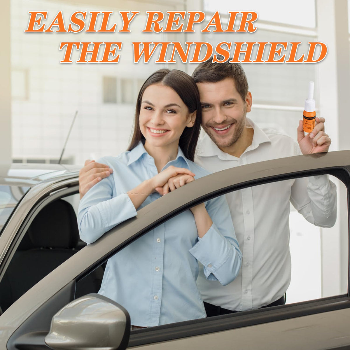 Windshield Repair Kit, Upgraded Windshield Chip Repair Kit with Pressure Syringes,Automotive Windshield Crack Repair Kit, Glass Repair Kit Quick Fix for Fixing Bulls-Eye, Star-Shaped Crack new version