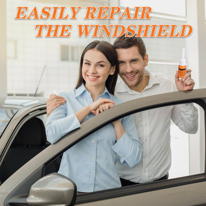 Windshield Repair Kit, Upgraded Windshield Chip Repair Kit with Pressure Syringes,Automotive Windshield Crack Repair Kit, Glass Repair Kit Quick Fix for Fixing Bulls-Eye, Star-Shaped Crack new version