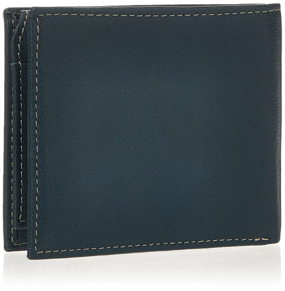 Timberland Men's Leather Wallet With Attached Flip Pocket, Navy (Blix), One Size
