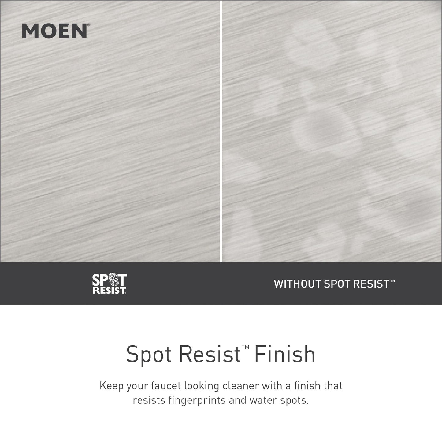 Moen Edison Spot Resist Stainless One-Handle High Arc 4-hole Kitchen Faucet with Side Sprayer and Soap Dispenser, 87042SRS