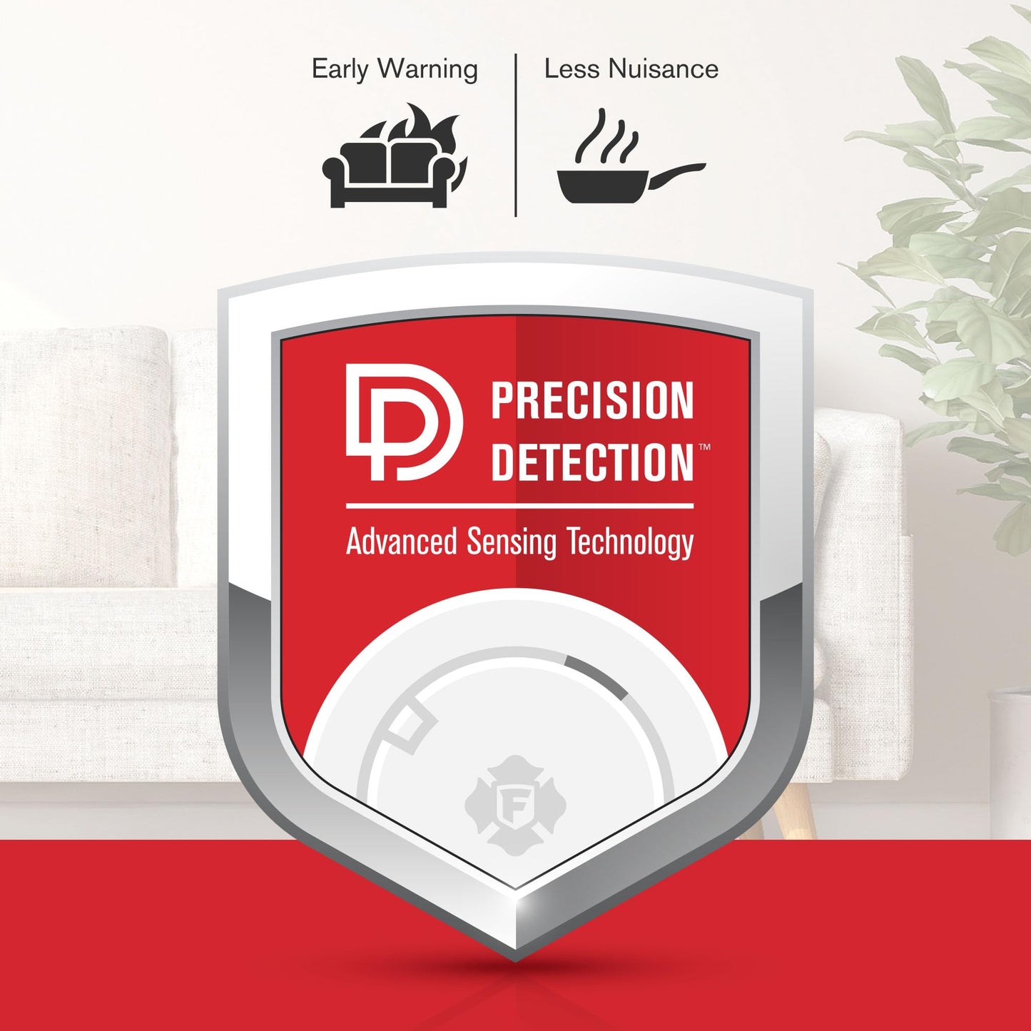 First Alert Combination Smoke & Carbon Monoxide Alarm, Battery Operated Detector with Test & Silence Button, SMCO100, 1-Pack
