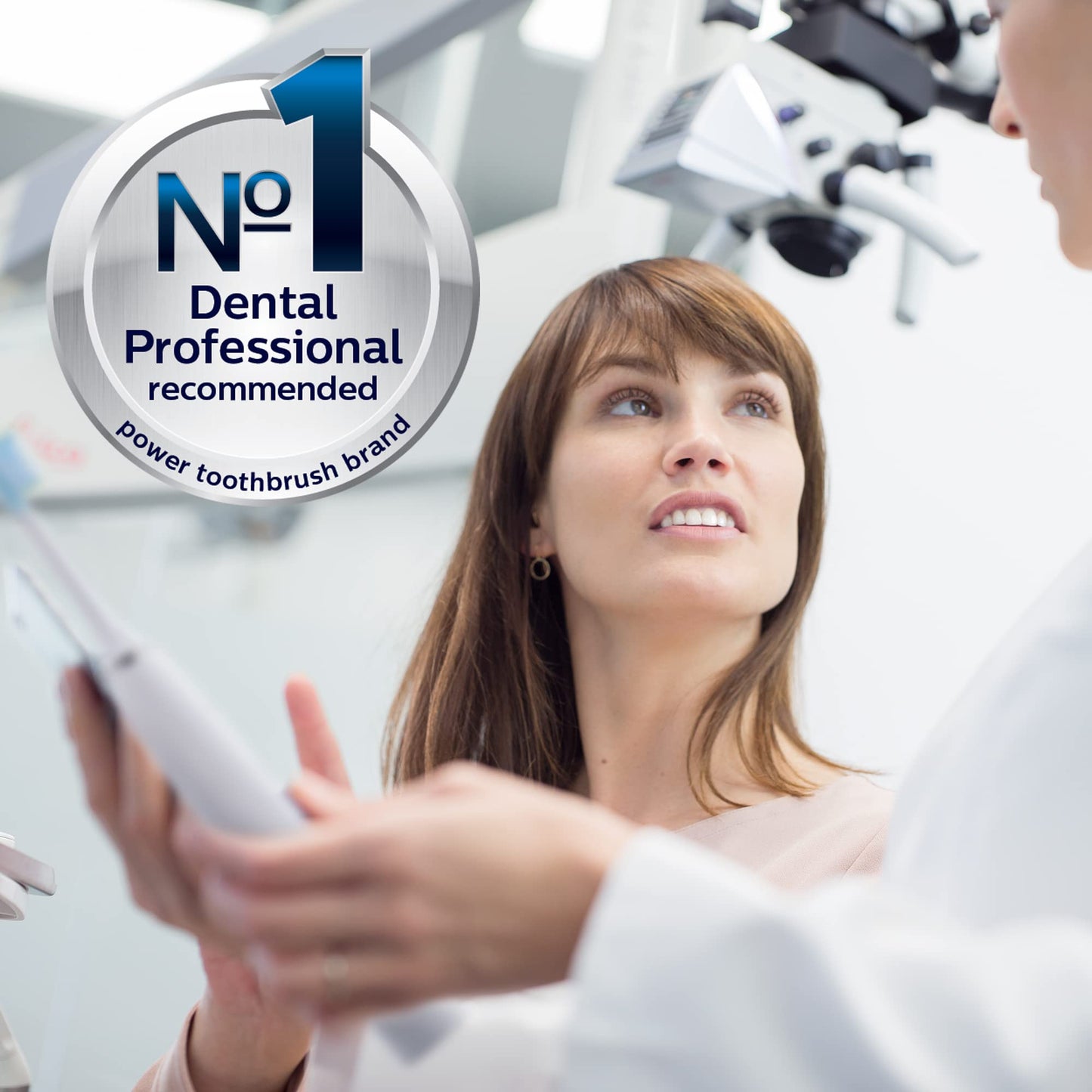 Philips Sonicare ProtectiveClean 6500 Rechargeable Electric Toothbrush, with Pressure Sensor, 3 Cleaning Modes, SmarTimer and QuadPacer, 14-Day Battery Life, Charging Travel Case, White, HX6462/05