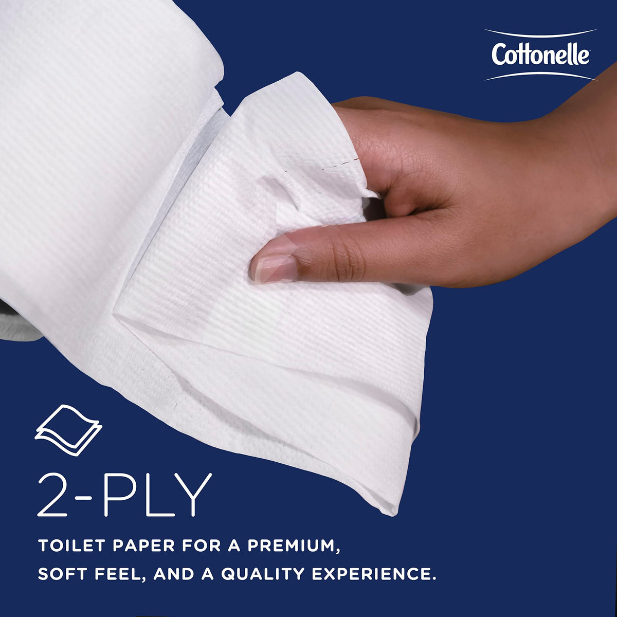Cottonelle Professional Standard Roll Bulk Toilet Paper (17713), 2-Ply, White (60 Rolls of 451 Sheets, 27,060 Sheet Total)