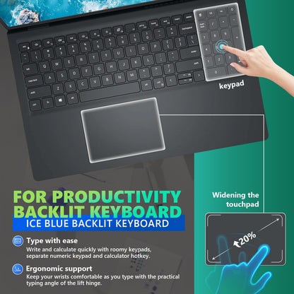 Dell Inspiron 15 3530 Touchscreen Business Laptop - MS Office Lifetime • 15.6" Anti Glare FHD Display • 13th Gen Intel 10-Core i7-1355U GPU • Wi-Fi 6 • Win 11 Pro • Copilot (64GB DDR5 RAM | 2TB SSD)
