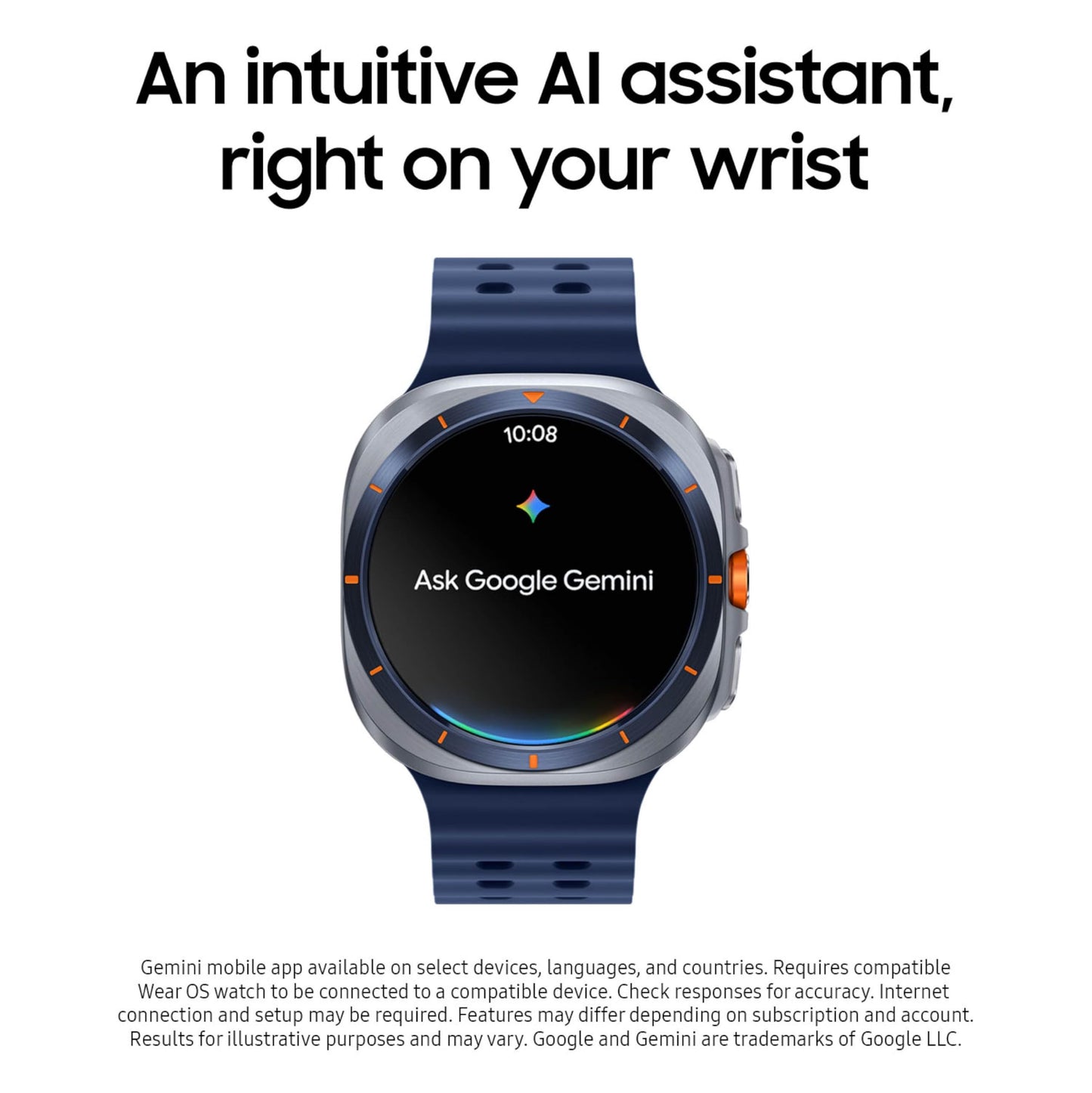 Samsung Galaxy Watch Ultra (2025) 47mm LTE Smartwatch + $100 Gift Card, Titanium Casing, Advanced Sleep Coaching, Running Coach, Energy Score, GPS, Titanium Silver [US Version, 2 Yr Warranty]