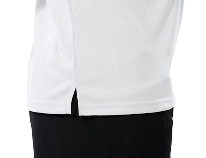 Rdruko Men's Polo Shirts with Pocket Short Sleeve Collared Dry Fit Moisture Wicking Golf Polo Shirts(White, US XXXL)