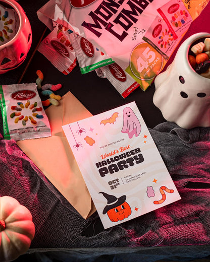 Albanese World's Best, Sweet & Sour Monster Combo, 45-0.5oz Trick or Treat Bags of Halloween Candy