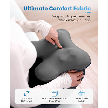 BOB AND BRAD Back Massager with Heat and Remote, EZBack Plus Corded Neck Massager for Pain Relief Deep Tissue, Shiatsu Massage Pillow with 3 Level for Full Body, FSA Eligible Ideal Gifts for Women