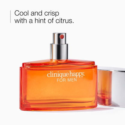 Clinique Happy For Men Eau de Toilette Cologne Spray | Notes of Kaffir Lime + Mandarin, 1.7 fl. oz.