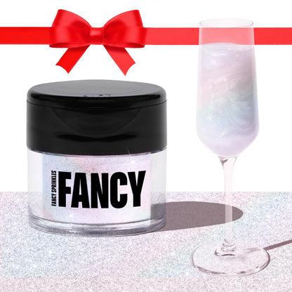 Fancy Sprinkles Moonstone Iridescent Premium Edible Glitter, 100% Edible Glitter for Sparkling Food & Drinks No Taste or Texture (4gm)