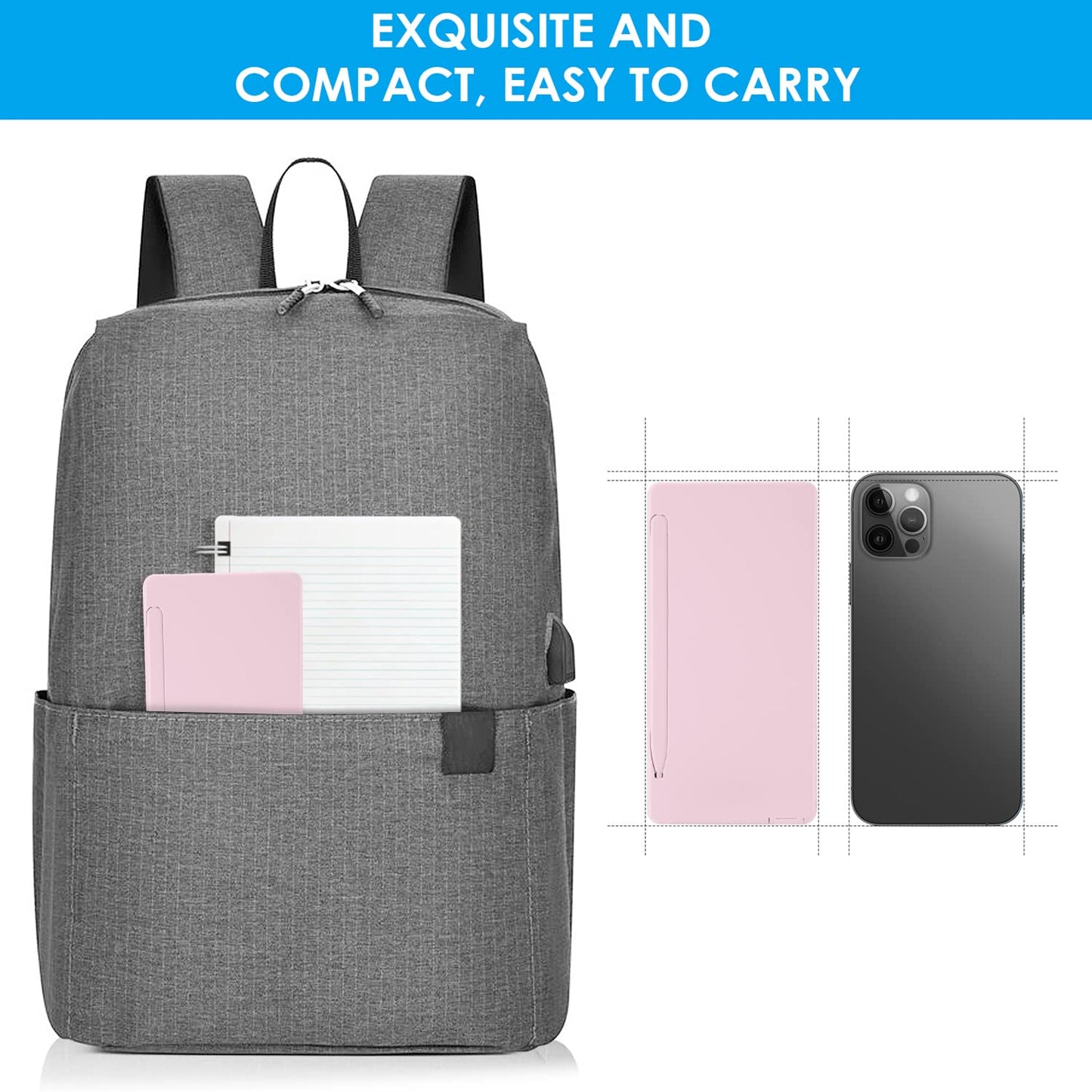 IPepul Scientific Calculators for Students, 10-Digit Large Screen, Math Calculator with Notepad, Classroom Must Haves for Middle High School Supplies & College （Pink