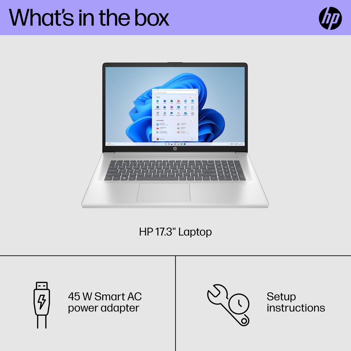 HP 17 Laptop, 17.3" HD+ Touchscreen, Core 7 150U Processor, 64 GB RAM, 2 TB SSD, Intel Graphics, Backlit Keyboard, Long Battery Lifew, Windows 11 Pro & Office Pro Lifetime License, w/Accessories