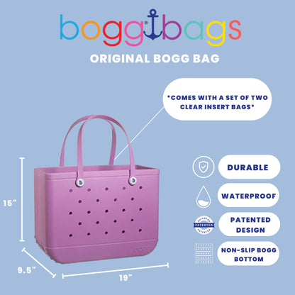 BOGG BAG Original Extra Large Tote Bag for Beach, Pool, Boat. Lightweight Waterproof Washable Durable All Purpose Tote Bag