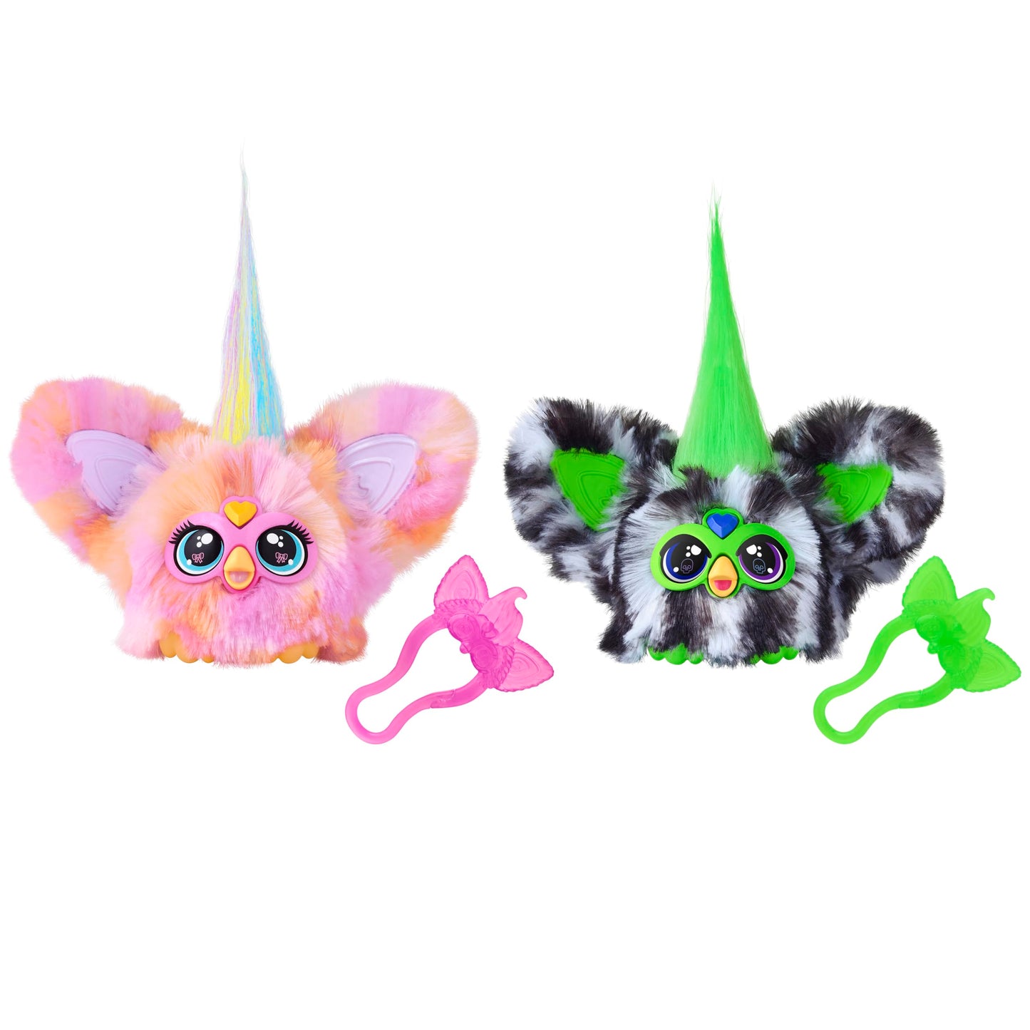 Furby Furblets Fierce & Fabulous 2 Pack, Greenie-Meanie & May-May with 45 Sounds Each, Electronic Plush Toys for Girls & Boys 6 Years & Up (Amazon Exclusive)