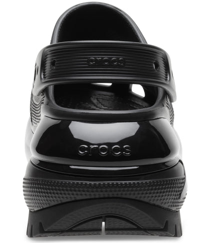 Crocs Mega Crush Clog - Unisex Clogs - Thermoplastic Upper - Adjustable Ankle-Sling - Flexible - Rubber Tread Black Men's 6, Women's 8 Medium