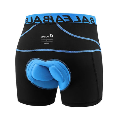 baleaf Men's 3D Padded Bike Shorts Cycling Underwear MTB Liner Road Biking Bicycle Clothes Blue L