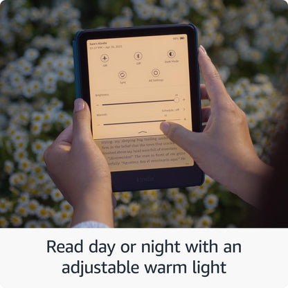 Kindle Paperwhite Essentials Bundle including All-new Kindle Paperwhite (16GB) - Jade, Plant-Based Leather Cover - Jade, and Power Adapter