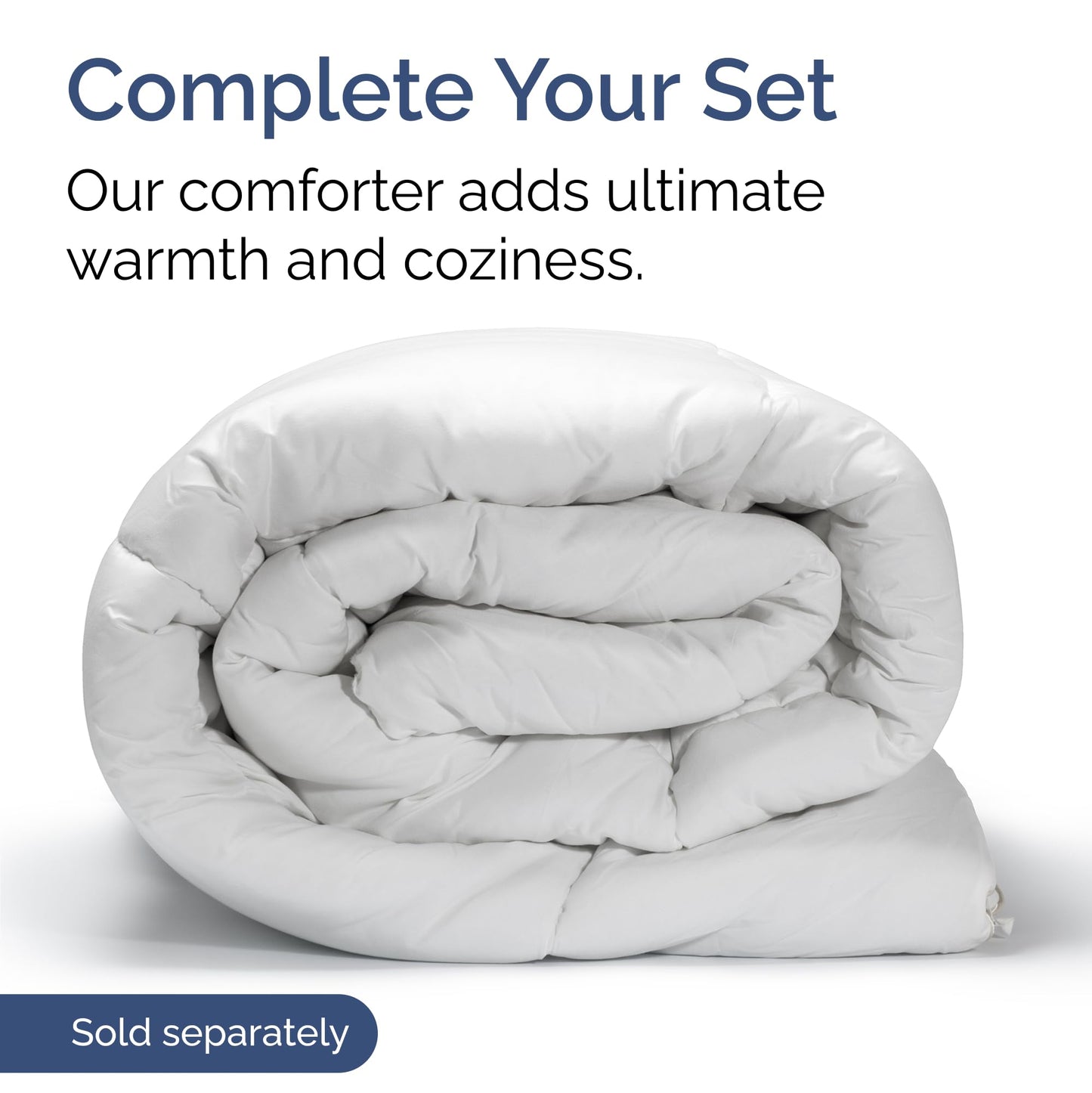 Extra Deep Queen Sheet Set - 6 Piece Breathable and Cooling Sheets - Hotel Luxury Bed Sheets Set - Easy & Secure Fit - Soft, Wrinkle Free and Comfy Sheets Set - White Sheet Set with Extra Deep Pockets