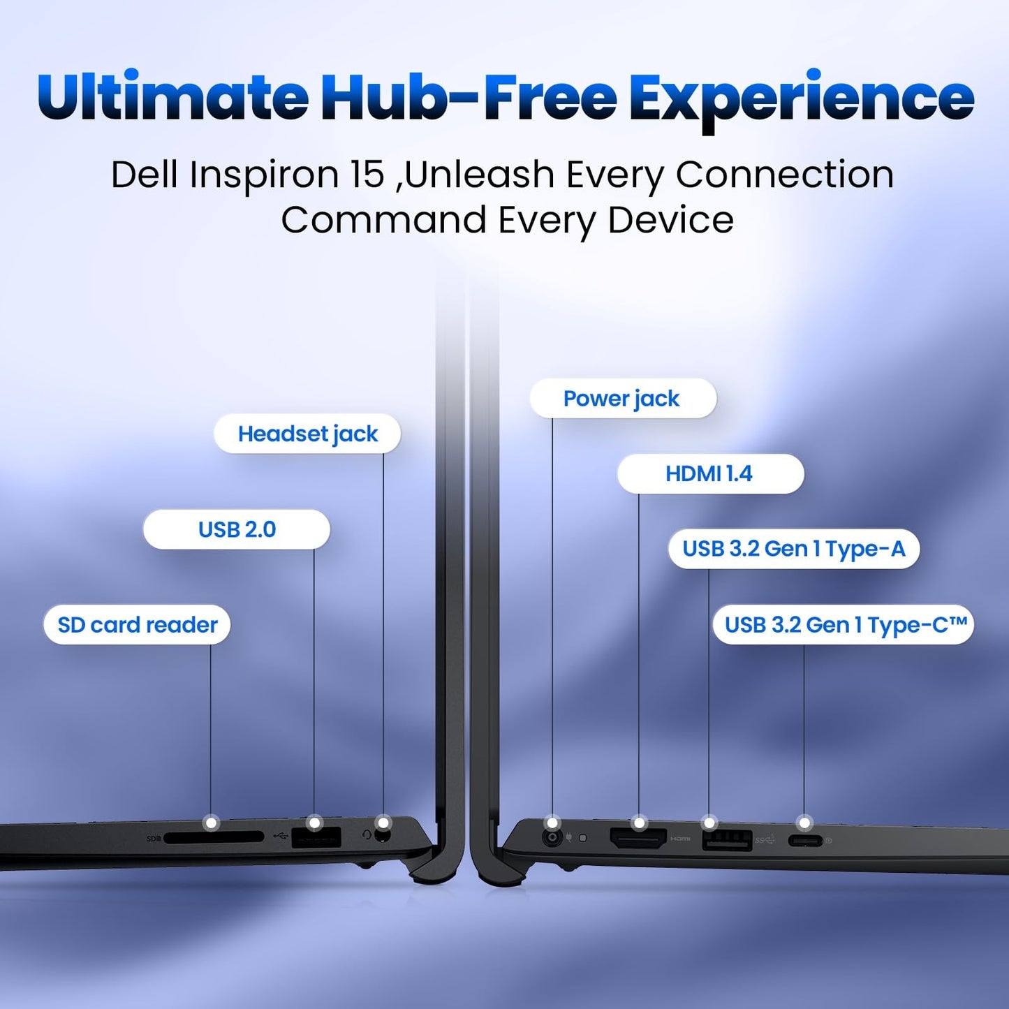 Dell Inspiron 15 Touchscreen Laptop - 15.6" Anti Glare FHD Display - 13th Gen Intel Core i7-1355U - 32 GB RAM - 1 TB SSD - Windows 11 Pro - Office Pro 2024 Lifetime - w/Hoouwrd Accessories