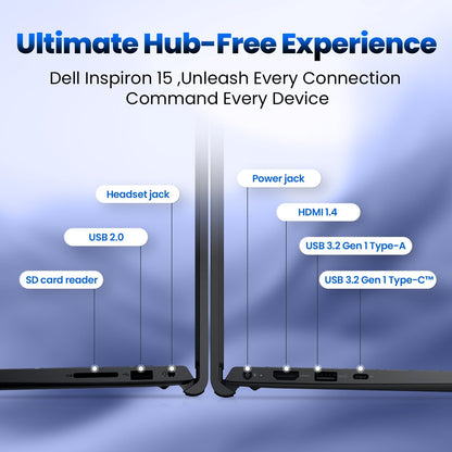 Dell Inspiron 15 Touchscreen Laptop - 15.6" Anti Glare FHD Display - 13th Gen Intel Core i7-1355U - 32 GB RAM - 1 TB SSD - Windows 11 Pro - Office Pro 2024 Lifetime - w/Hoouwrd Accessories