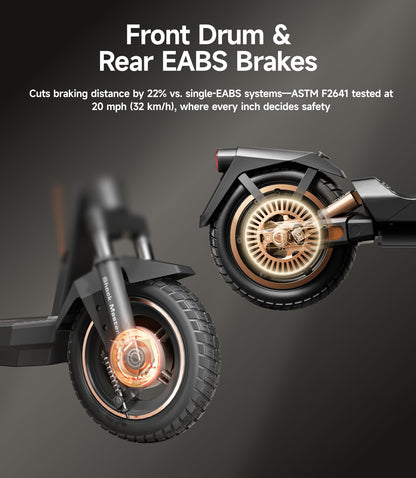 NAVEE GT3 Electric-Scooter-Adults, e Scooter, Fast 20 Mph, 700w 500w Motor with Suspension, Long Range 30 Miles, 10 inch Tires All Terrain, Foldable for Commuter Men Adult Teens Students Heavy Duty