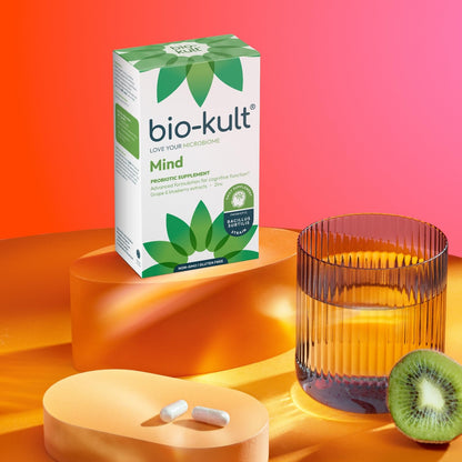 Bio-Kult Mind Probiotic Supplement for Cognitive Function with Added Grape and Blueberry Extracts and Zinc – 60 Capsules