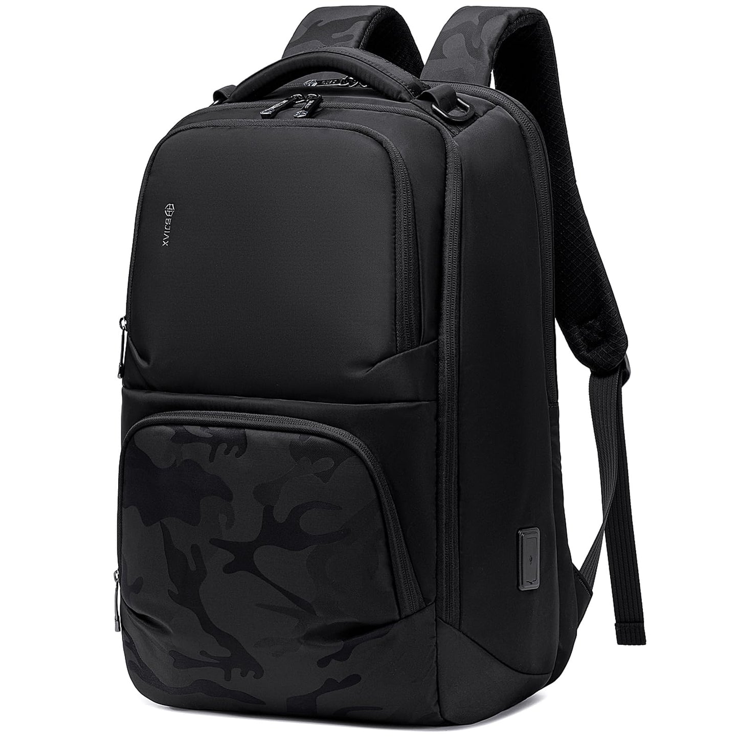 BJIAX Business Backpack for Men, High Tech Laptop Backpack with USB Charging Port and Ergonomic Design, 40L Waterproof Travel Work College Commuter Backpack Fits 17.3 Inch Tablet, Notebook