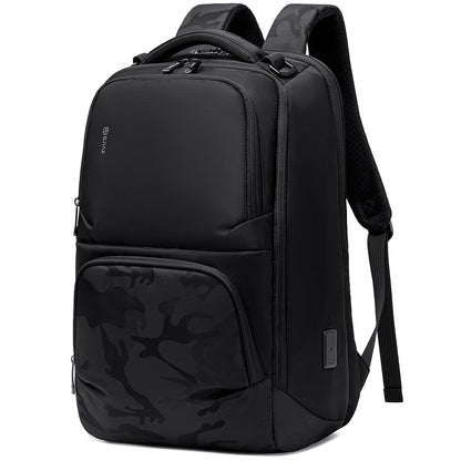 BJIAX Business Backpack for Men, High Tech Laptop Backpack with USB Charging Port and Ergonomic Design, 40L Waterproof Travel Work College Commuter Backpack Fits 17.3 Inch Tablet, Notebook