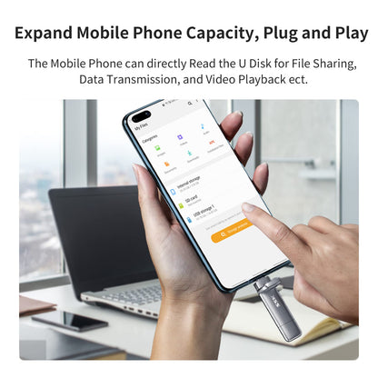 SSK 2TB External USB SSD,Fast 550MB/s 2-in-1 Dual Drive USB Type C+ USB A 3.2 Gen2 Solid State Thumb Drive Data Storage for iPhone 15/PS4/Android Phone/Tablet/Windows/Mac