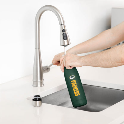 FOCO Green Bay Packers NFL Wordmark Chill Water Bottle