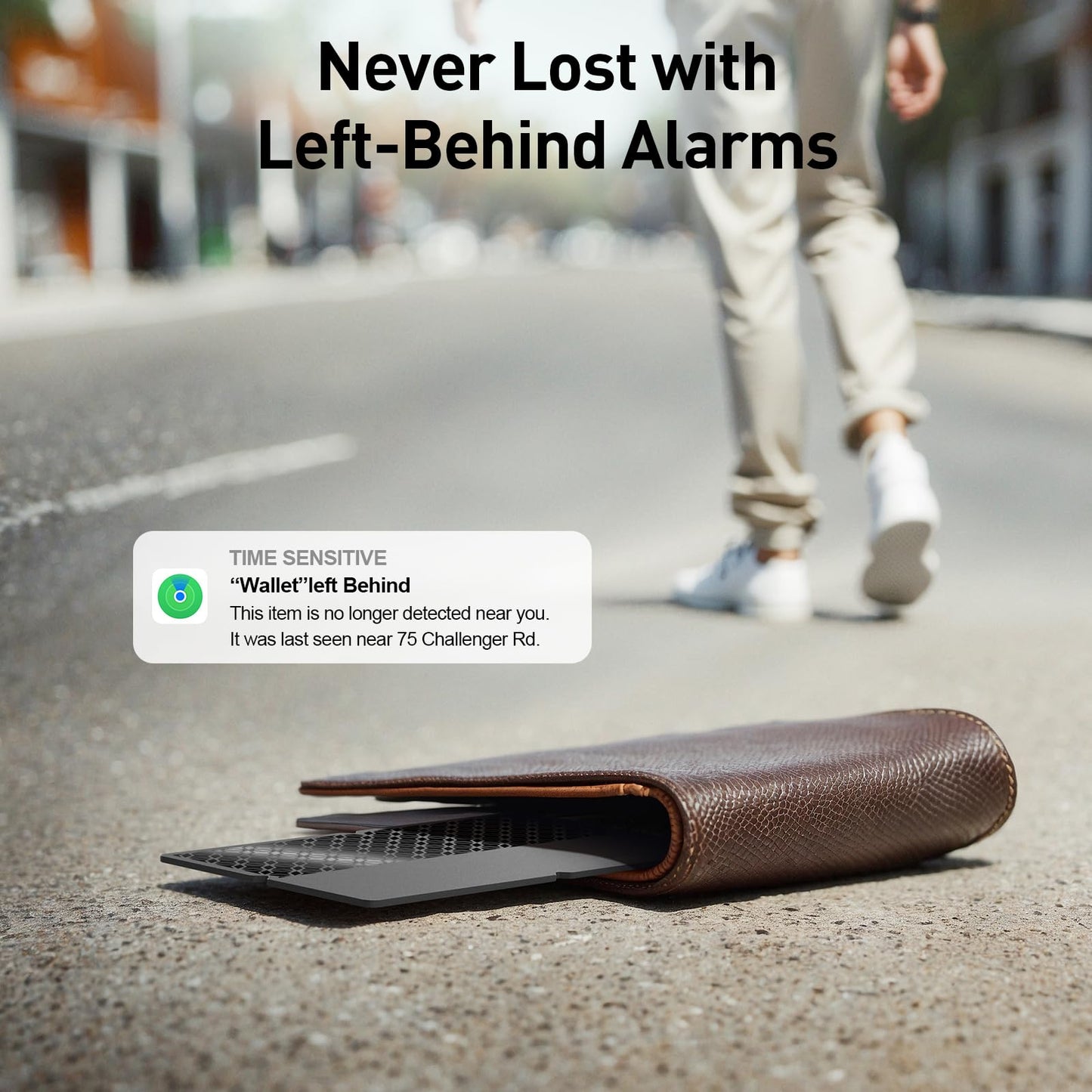 BFADEHA 2026 [Apple MFi Certified] (iOS Only) Bluetooth Tracker Smart Card for Apple Find My iPhone Wallet GPS Tracker, 5-10 Years Staying Power, Keys Finder and Item Locator for Keys, Bags, Passport